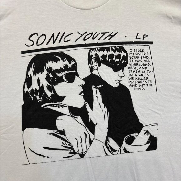 Sonic Youth Goo Album Cover Art Hardcore Punk Band Tee XL - Picture 2 of 4